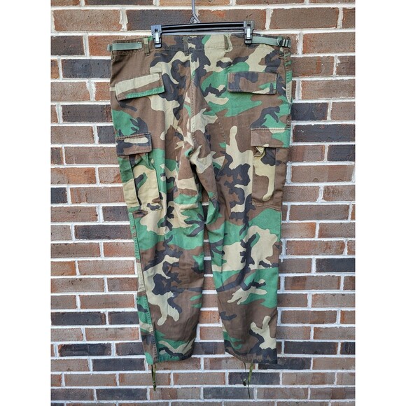 Vintage Propper Pants Mens XL Regular Woodland Camo BDU Ripstop 1998 - Picture 7 of 10